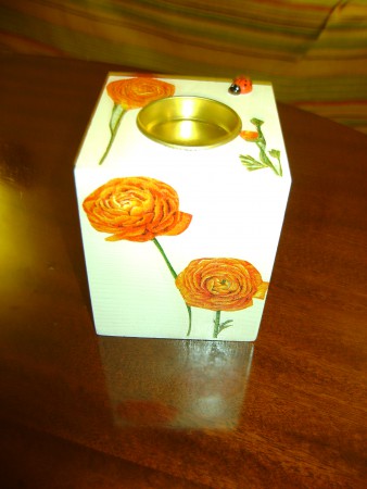 Suporte "flor vermelha" Ref: S02