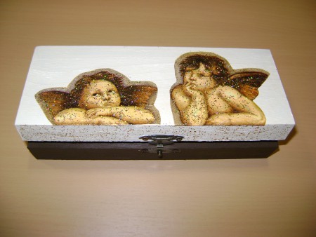 Caixa "anjinhos" Ref: C49