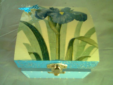 Caixa "Flor azul" REF:C67