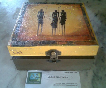 Caixa "Africanas" REF: C85