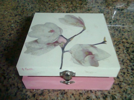 Caixa "Orquídea rosa" REF: C105