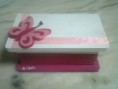 Caixa Livro "Borboleta rosa" REF: C75